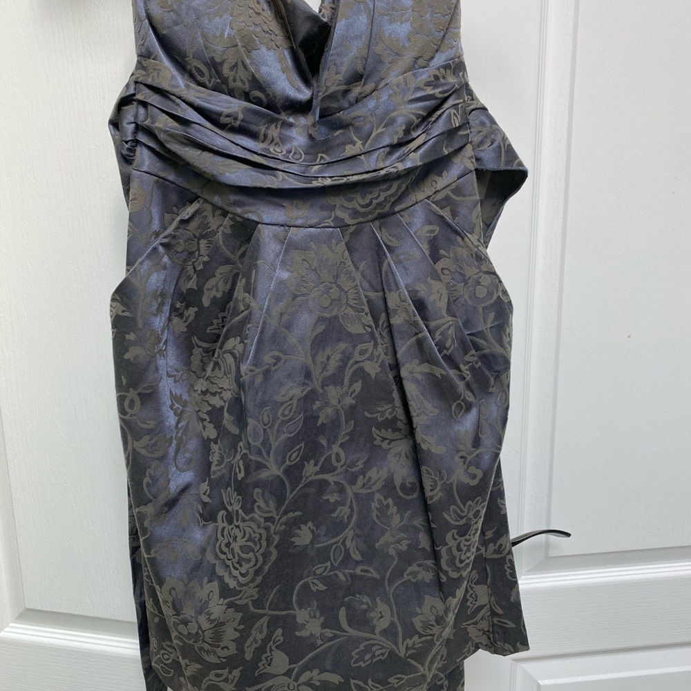 Strapless mini dress